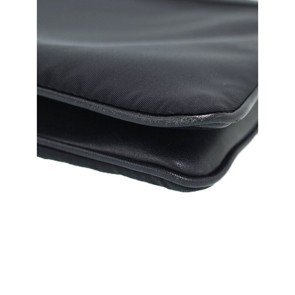 Prada saffiano Black Tessuto leather Crossbody messenger bag - Picture 9 of 9
